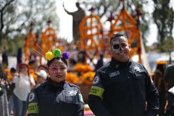 Michoacán. 30 de octubre, 2025. Más de mil agentes del orden vigilarán la Noche de Muertos en Michoacán. AMEXI / FOTO: Gobierno de Michoacán