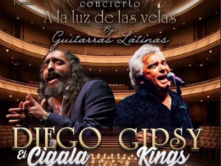 Guitarras Latinas rinde homenaje a Gipsy Kings y Diego El Cigala en un concierto a la luz de las velas