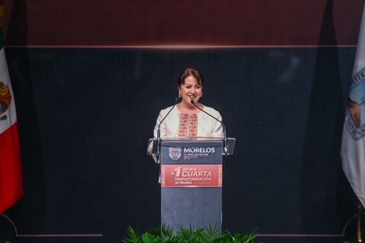 Con un mensaje centrado en la justicia social y la dignidad ciudadana, la gobernadora de Morelos, Margarita González Saravia presentó su primer informe de gobierno.