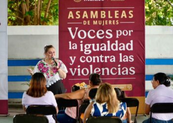 Hartas de la violencia, mujeres yucatecas realizan asamblea con miras a un frente nacional