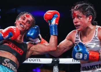 Amanda Serrano y Erika Cruz