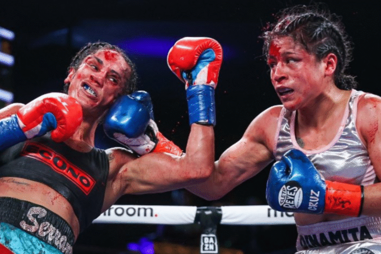 Amanda Serrano y Erika Cruz