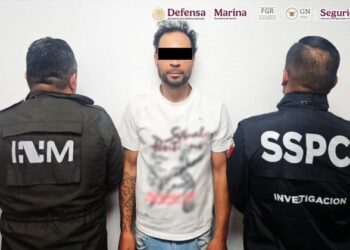 dos sujetos buscados por EU, detenidos en Ciudad de México. AMEXI / FOTO: cortesía gabinete de seguridad