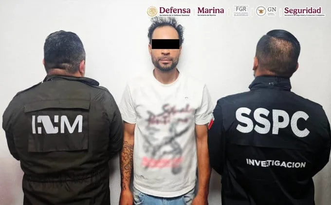 dos sujetos buscados por EU, detenidos en Ciudad de México. AMEXI / FOTO: cortesía gabinete de seguridad