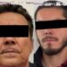 Abdel “N” y Miguel Ángel “N”, detenidos en Sonora por tráfico de armas y drogas a Estados Unidos. AMEXI Foto Especial