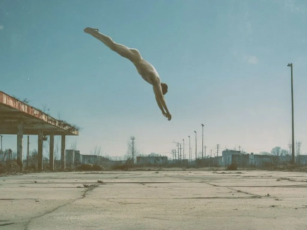 Un cuerpo suspendido