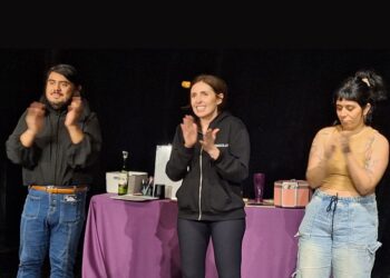 Berenice Mastretta con producción de Fecha de Caducidad. Foto Roberto E. Ponce
