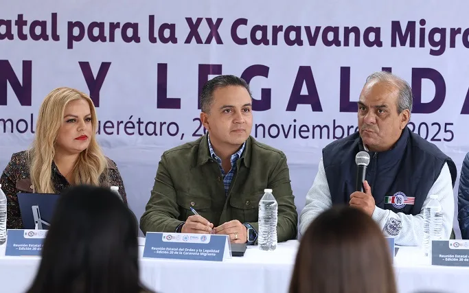 Querétaro coordina operativo para vigésima Caravana Migrante