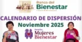 Concluye dispersión de pensiones de Bienestar entre el 24 y 27 de noviembre