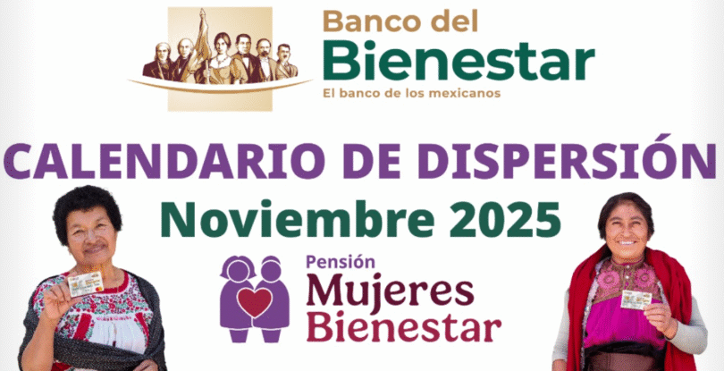 Concluye dispersión de pensiones de Bienestar entre el 24 y 27 de noviembre