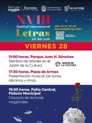 Concluye el XVIII Festival Internacional Letras en San Luis