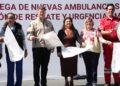 Entrega el gobierno capitalino nuevas ambulancias para el ERUM