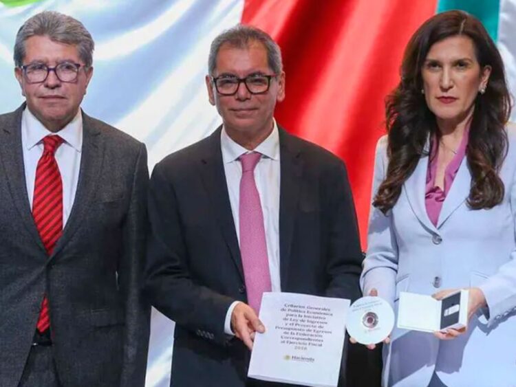 PEF 2926. El secretario de Hacienda, Edgar Amador Zamora, entrega el Paquete Económico 2026 ante el Congreso. AMEXI