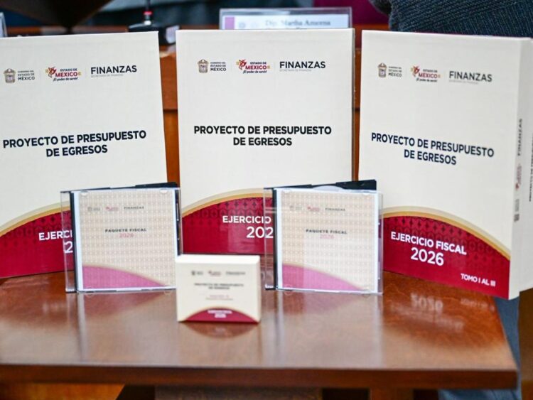 Entrega GEM el Paquete Fiscal 2026 a la Legislatura para su análisis. AMEXI Foto Especial