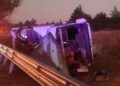 Volcadura de autobús en la carretera Morelia-Pátzcuaro; siete muertos
