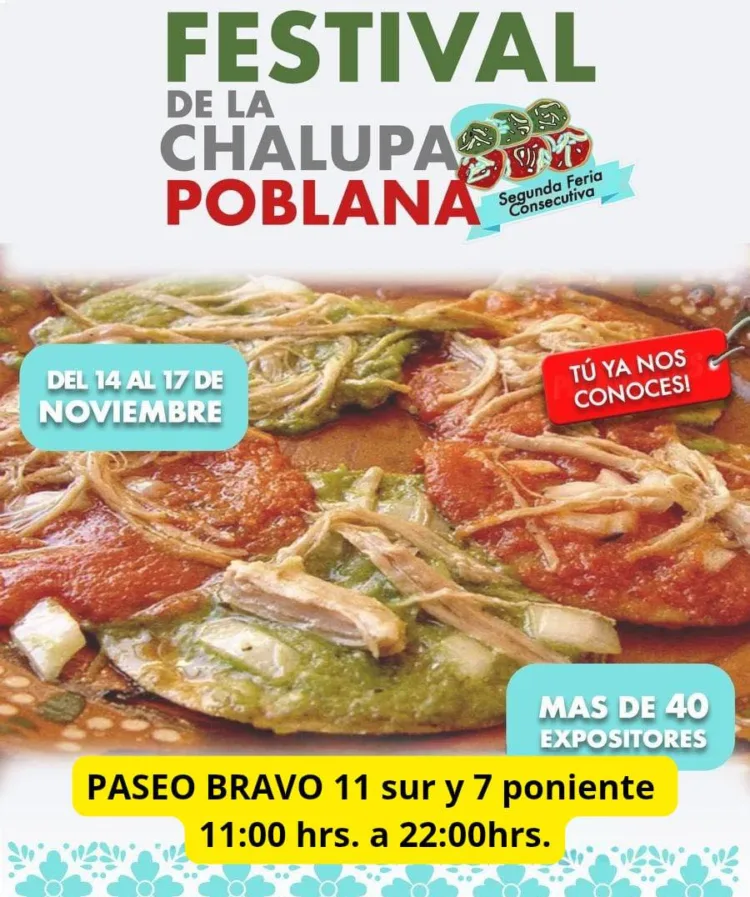 Celebran en Puebla el Festival de la Chalupa 2025