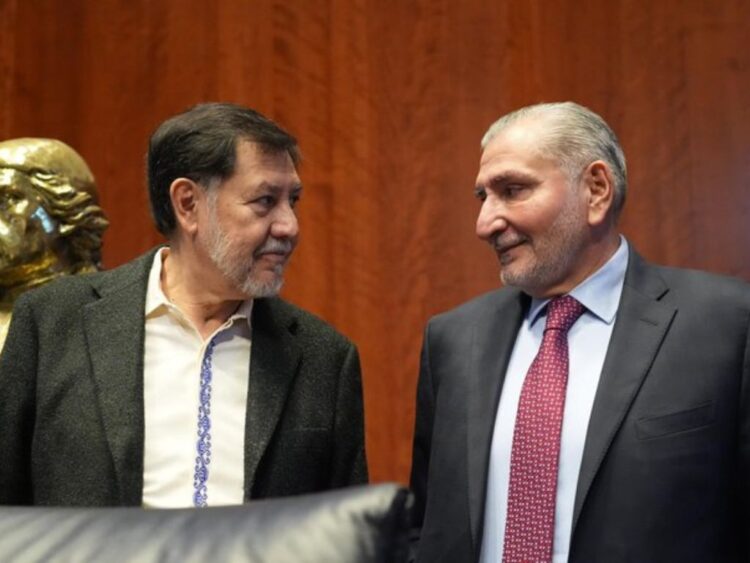 Gerardo Fernandez Noroña y Adan Augusto López