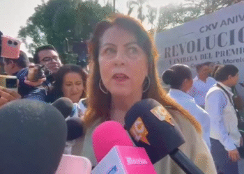 Gobernadora de Morelos apoya a la presidenta Claudia Sheinbaum