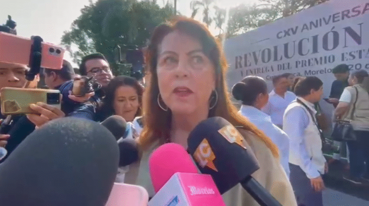 Gobernadora de Morelos apoya a la presidenta Claudia Sheinbaum