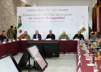 Harfuch y Trevilla supervisan avances del Plan Michoacán