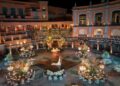 Hotel Quinta Real Zacatecas con patio colonial y detalles de cantera ideales para eventos.