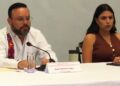 Jesús Romero, secretario de Gobierno de Oaxaca. Exhorto a respetar a las mujeres y a no incurrir en violencia política de género. /AMEXI /Foto: Captura de video.