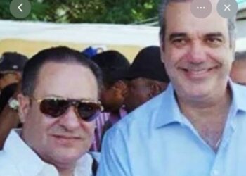 José Ignacio Paliza, presidente del Partido Revolucionario Moderno (PRM), y Luis Abinader, presidente de República Dominicana. AMEXI Foto Redes Sociales