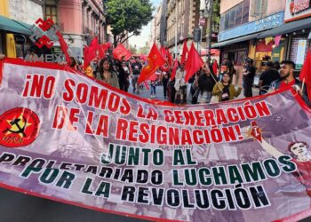 La Gen tiene un hartazgo legítimo, pero no podemos permitir que la derecha se aproveche de esta inconformidad de la juventud, dice la UJRM