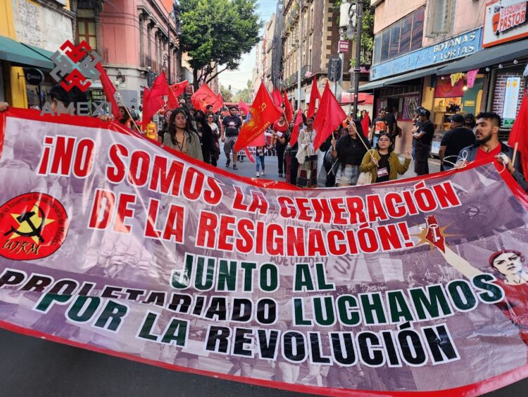 La Gen tiene un hartazgo legítimo, pero no podemos permitir que la derecha se aproveche de esta inconformidad de la juventud, dice la UJRM