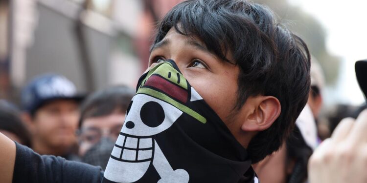 Marcha Generación Z del 20 de noviembre de 2025. AMEXI/Foto: Benjamín Flores