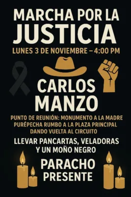 Fiscalía de Michoacán da a conocer la ruta del asesino de Carlos Manzo. 3 de noviembre de 2025. AMEXI / FOTO: Redes Sociales 