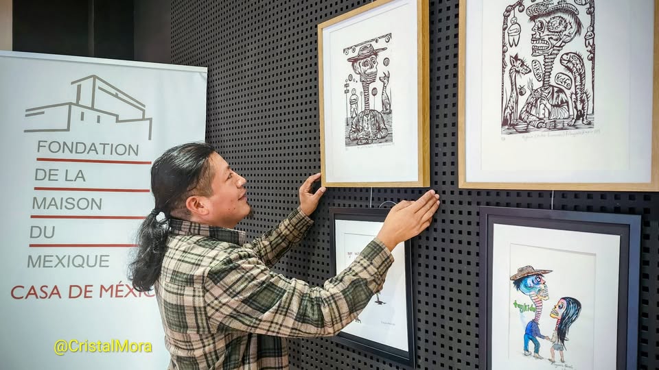 Naxín en la Casa de México. AMEXI/ Foto: Cortesía Cristal Mora