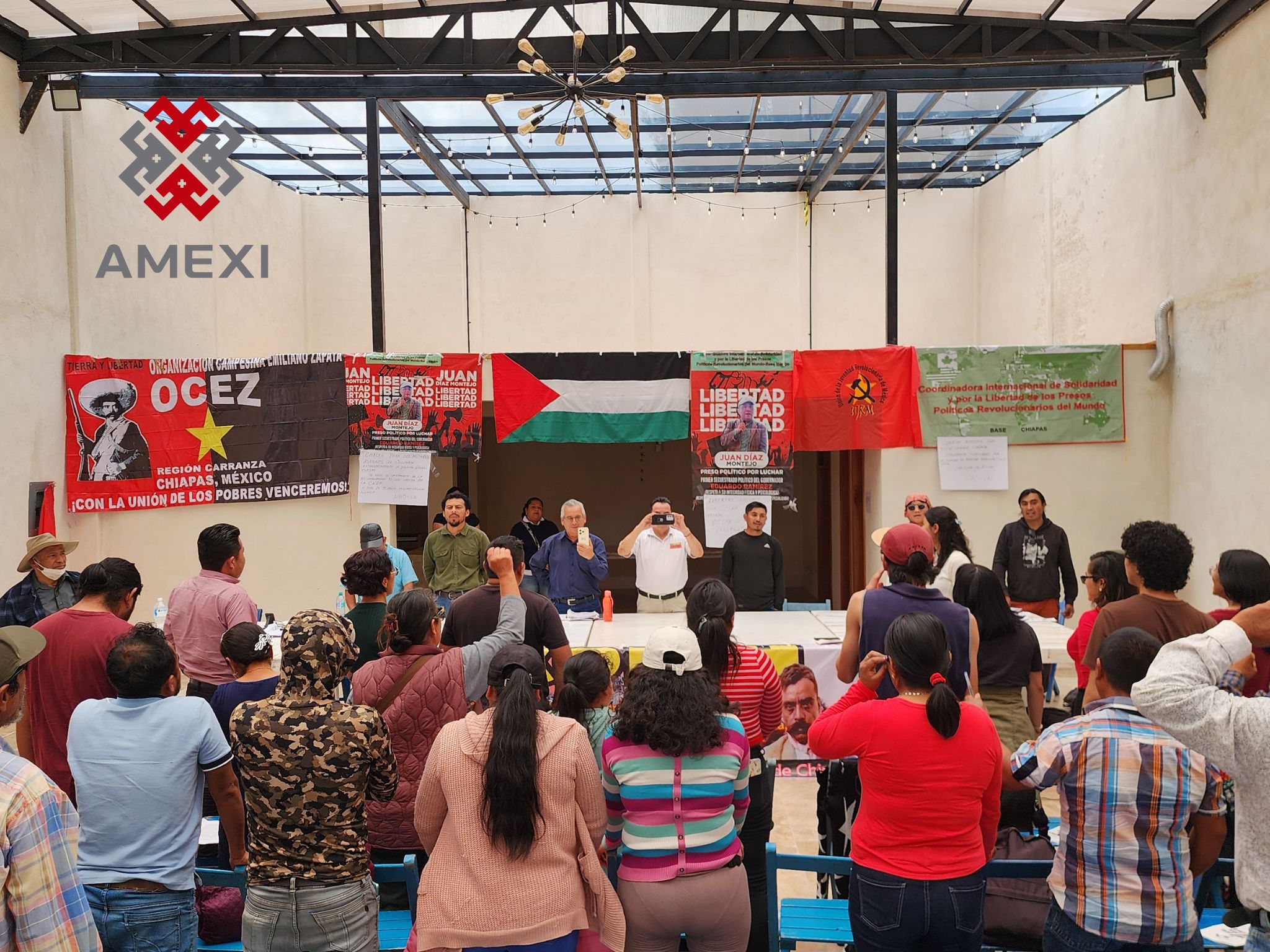Organizaciones de Chiapas denuncia la represión gubernamental, presión y amenazas de grupos paramilitares, en el Encuentro por la Unidad de los Pueblos en Lucha