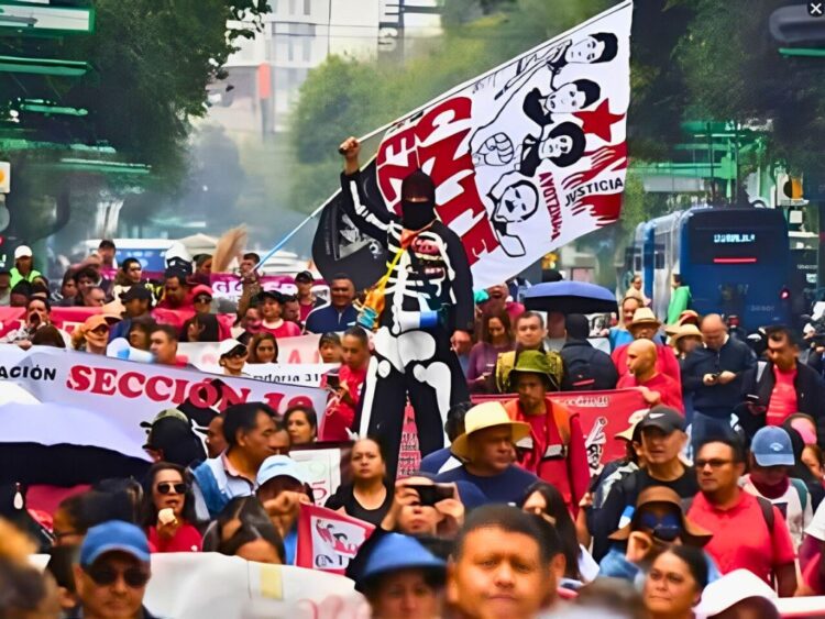 La CNTE se moviliza: paro nacional de 48 horas en 20 estados