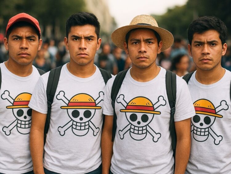 Abuso y discriminación: El festival Corona Capital niega acceso a jóvenes por portar camisetas con el símbolo de One Piece. /AMEXI