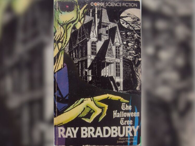 Portada del libro “The Halloween Tree”, de Ray Bradbury. AMEXI Foto Roberto E. Ponce