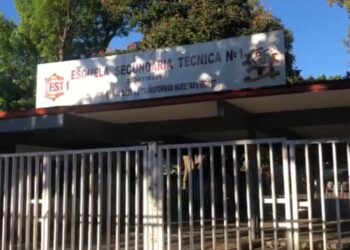 Secundaria técnica 1, de Oaxaca. AMEXI Foto Captura de video de Oscar Rodríguez