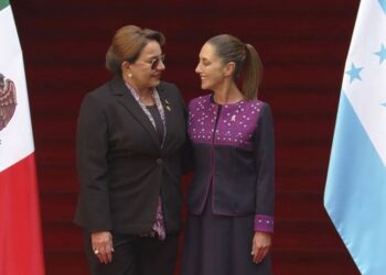 Sheinbaum recibe a Xiomara Castro