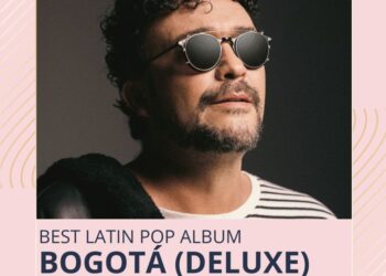 "Bogotá (Deluxe)" de Andrés Cepeda compite en los Grammy 2026 como Mejor Álbum Pop Latino