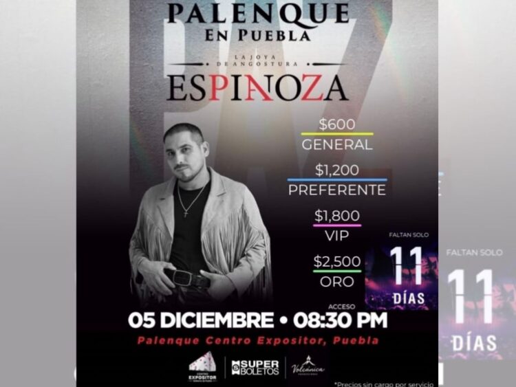Espinoza Paz vuelve a los escenarios y Puebla se prepara para una noche histórica