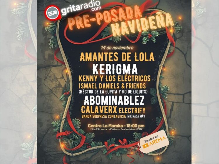 Los Amantes de Lola, Kerigma y Kenny y Los Eléctricos arman pre-posada en La Maraka