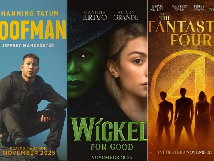 Hollywood lanza cartelera estelar en noviembre 2025