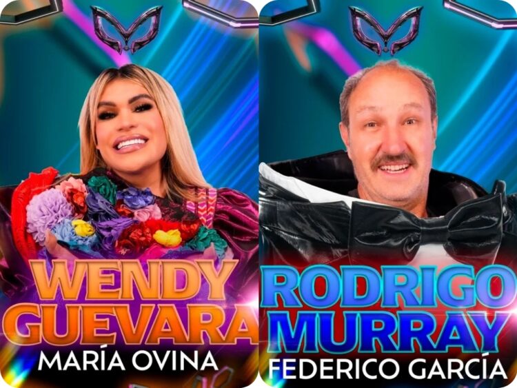 Wendy Guevara y Rodrigo Murray tras ser revelados como los eliminados de ¿Quién es la Máscara? 2025.
