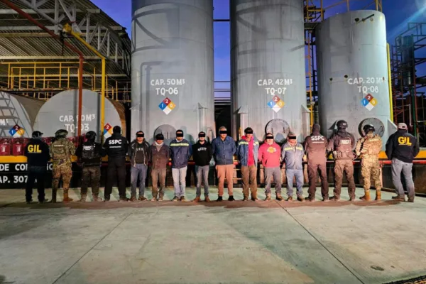 Veracruz, 1 de noviembre, . Recuperan 250 mil litros de combustible en Veracruz. AMEXI / FOTO: @GabSeguridadMX