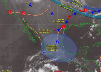 Frente frío 13 ocasionará marcado descenso de temperaturas en el norte del país | AMEXI/FOTO: X @conagua_clima