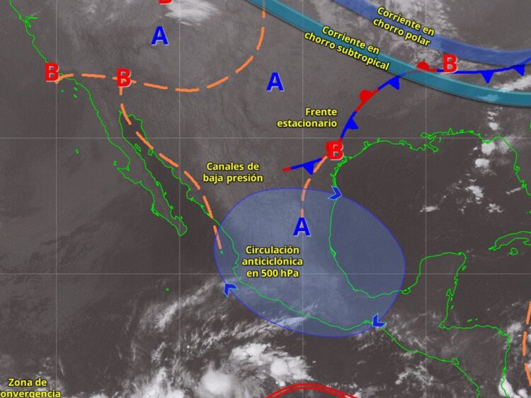 Frente frío 13 ocasionará marcado descenso de temperaturas en el norte del país | AMEXI/FOTO: X @conagua_clima