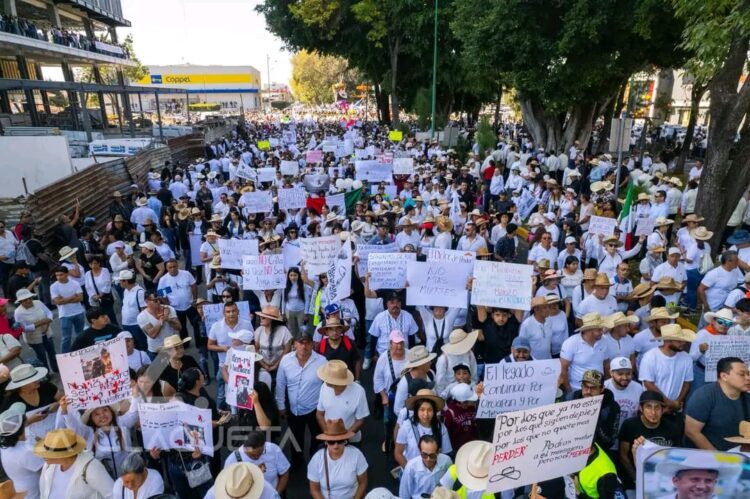 Uruapan marcha por la paz