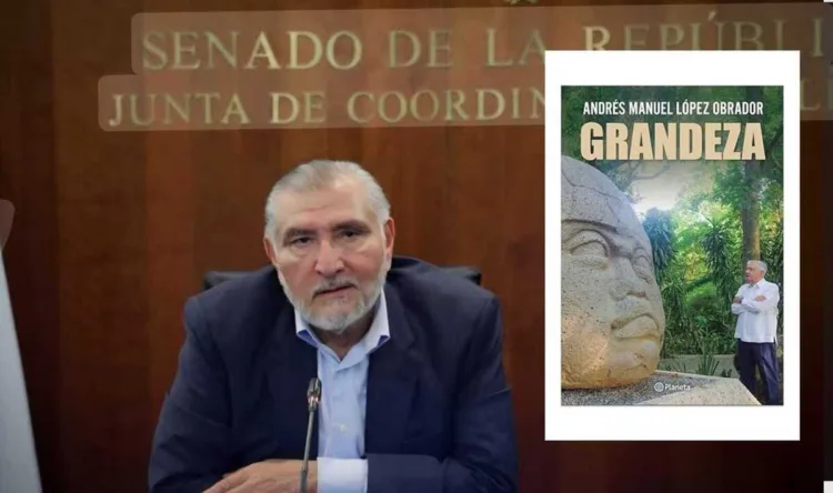 ¡Con descuentazo! Adán Augusto López presume “precio especial” del libro “Grandeza” de AMLO