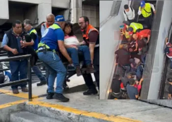 El Metro dará reporte detallado del incidente en escaleras de estación Ciudad Deportiva