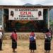 Celebración del 32 aniversario del EZLN en el Caracol de Oventik, Chiapas.